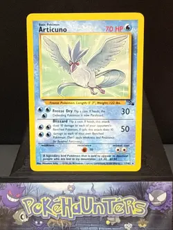 Pokemon Card Articuno 17/62 Non Holo Rare Fossil Set WOTC Light Play - Image 1