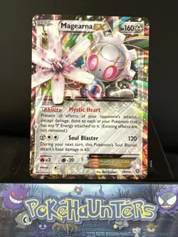 Pokemon Card Magearna EX 75/114 XY Steam Siege Rare Holo NM - Image 1