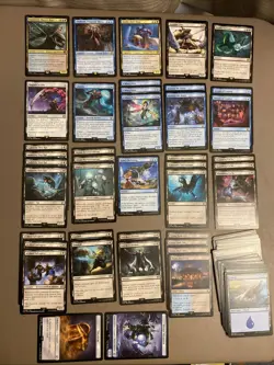 Black Blue Final Fantasy Standard Legal MTG Custom 60 Card Deck - Image 1