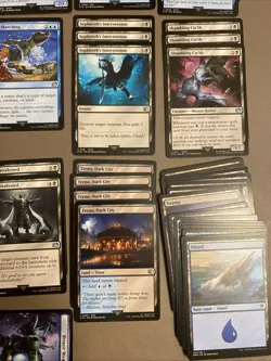 Black Blue Final Fantasy Standard Legal MTG Custom 60 Card Deck - Image 5