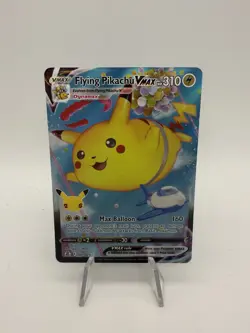 Pokemon TCG Flying Pikachu VMAX Holo Ultra Rare Card 007/025 Celebrations - Image 1
