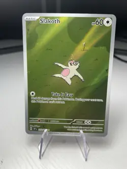 Slakoth 212/191 Surging Sparks Illustration Rare Holo Pokemon Card NEAR MINT! - Image 1