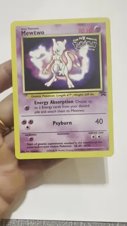 Pokemon Card - Mewtwo (WB Movie Promo) - WoTC Promo Stamped #3 - Image 2