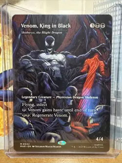 Venom, King in Black - Skithiryx Blight Dragon (Borderless) Marvel Eternal-Legal - Image 1