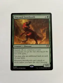 Wayward Swordtooth Commander Masters Regular NM MTG - Image 1