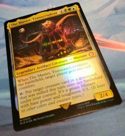 The Master, Transcendent FOIL - Fallout - Mythic - NM (see pics) MTG - Image 3