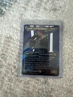 Squall, SeeD Mercenary (Borderless) (Surge Foil) Final Fantasy Foil MINT!!! - Image 1