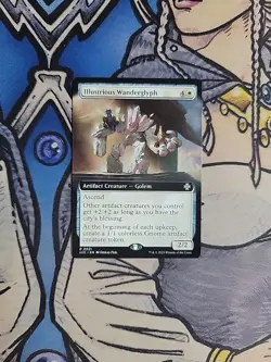 1x Illustrious Wanderglyph Extended Art - NM/M LCC MTG Magic - Image 1