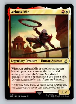 Arbaaz Mir (Foil) - ACR #46 Uncommon - NM / Mint Assassin's Creed Single - Image 2