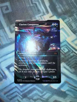 MTG Showcase Halo Foil Clarion Conqueror NM Unplayed Tarkir: Dragonstorm - Image 4