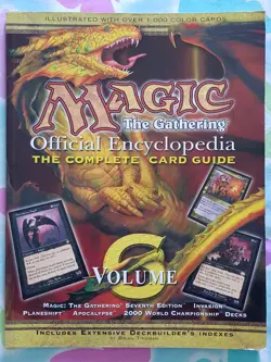 Magic The Gathering OFFICIAL ENCYCLOPEDIA VOLUME 6 paperback book MTG - Image 1