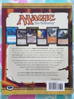 Magic The Gathering OFFICIAL ENCYCLOPEDIA VOLUME 6 paperback book MTG - Image 2