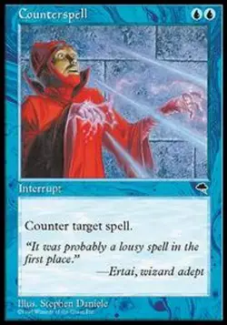 *MRM* ENGLISH 7x Contresort ( Counterspell ) GD PL MTG TMP - Image 1