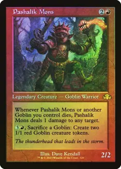 Pashalik Mons Foil Retro Frame Dominaria Remastered NM MTG - Image 1