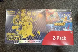 Pokemon Surging Sparks Elite Trainer Box ETB Booster 2 Pack SEALED Lot Of 2 - Image 1