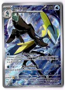 Inteleon 142/132 Illustration Rare IR Pokemon TCG Mega Evolutions NM/M - Image 1