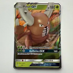 2019 Pinsir GX 6/68 Hidden Fates Ultra Rare Pokemon TCG Holo - Image 1