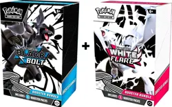 Pokemon Black Bolt and White Flare Booster Bundle Set of 2 Sealed New - In Hand - Image 1