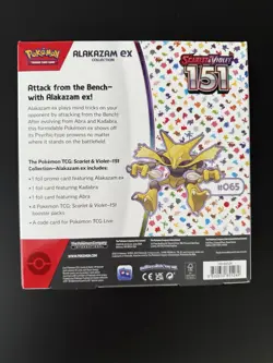 Pokemon 151 Scarlet & Violet Alakazam ex Collection Booster Box TCG Sealed - Image 2