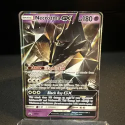 2017 Pokemon Sun & Moon Promo Necrozma GX #SM58 Heavy Play Holo - Image 1