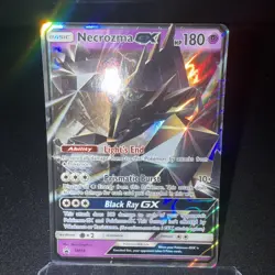 2017 Pokemon Sun & Moon Promo Necrozma GX #SM58 Heavy Play Holo - Image 2