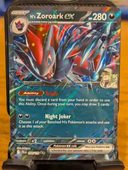 Pokemon TCG Journey Together N's Zoroark ex Double Rare Holo 098/159 - Image 1