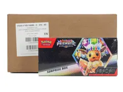 POKEMON SCARLET & VIOLET: PRISMATIC EVOLUTIONS SURPRISE 6-BOX CASE - Image 1
