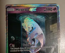 Pokemon Shining Legends 2017 Mewtwo GX #78/73 Full Art Secret Rare Holo - Image 2