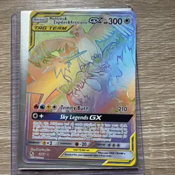 Pokemon MOLTRES & ZAPDOS & ARTICUNO GX 69/68 (Secret Rare Rainbow) Hidden Fates - Image 1
