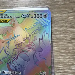 Pokemon MOLTRES & ZAPDOS & ARTICUNO GX 69/68 (Secret Rare Rainbow) Hidden Fates - Image 4