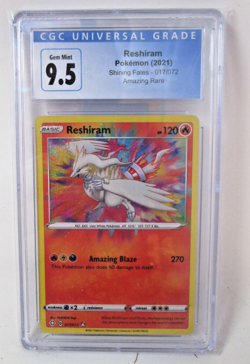 Reshiram Amazing Rare Shining Fates [CGC 10/9.5] 017/072 Pokemon 2021 - Image 1