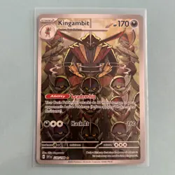 Kingambit 220/198 Scarlet Violet Illustration Rare Pokemon Pack Fresh - Image 1