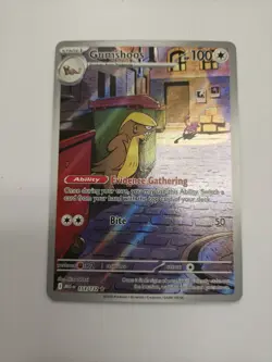 Pokemon Mega Evolution Gumshoos 153/132 Illustration Rare IR NM Full Art - Image 1