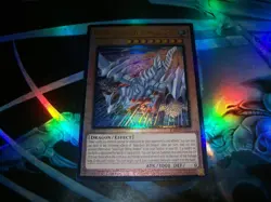 Blue-Eyes Jet Dragon 1st Edition Prismatic Ultimate Rare RA02-EN017 Yu-Gi-Oh! - Image 1