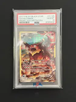2017 Pokemon XY Volcanion Promo Card PSA 10 GEM MT #XY185 - Image 1
