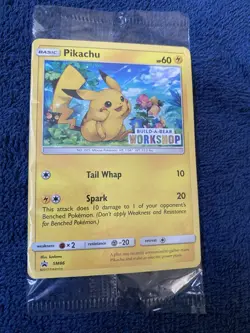 Pokemon TCG Pikachu Build A Bear Card In Wrapper, Plus Bonus Pikachu Card - Image 3