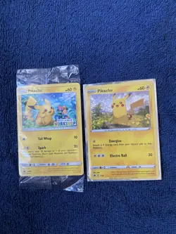 Pokemon TCG Pikachu Build A Bear Card In Wrapper, Plus Bonus Pikachu Card - Image 5