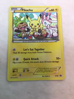 Pokemon Pikachu TCG XY95 XY Black Star Promo Holo Card - Image 2