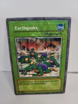 Yu-Gi-Oh! TCG Fake Card Poorly Translated Funny Holo - Earthquake - Image 1