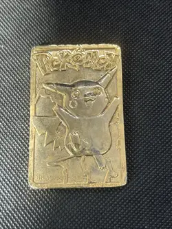 Pokemon Pikachu 1999 Gold Plated 23K Trading Card Burger King Edition - Image 2