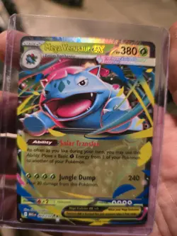 Mega Venusaur EX Pokemon Card Holo Rare 380 HP Solar Transfer - Image 1