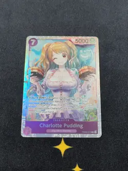 PRB02-010 Charlotte Pudding (SR) ONE PIECE Card TCG NM English - Image 1