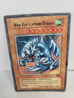 Yu-Gi-Oh! TCG Fake Card Poorly Translated Funny Holo - Blue Eyes Toon Dragon - Image 1