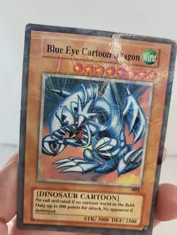 Yu-Gi-Oh! TCG Fake Card Poorly Translated Funny Holo - Blue Eyes Toon Dragon - Image 3