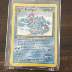Pokemon TCG Feraligatr Neo Genesis Holo Card 5/111 1st Edition NM - Image 1