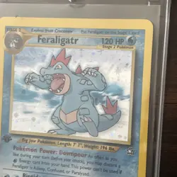 Pokemon TCG Feraligatr Neo Genesis Holo Card 5/111 1st Edition NM - Image 2