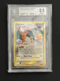 2006 Pokemon EX Crystal Guardians Charizard Holo BGS 8.5 Graded Card - Image 1