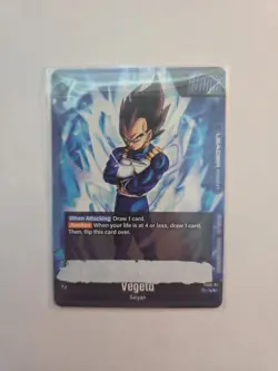 Vegeta FS02-01 Leader Tournament Gold Promo Card Dragon Ball Fusion World - Image 2