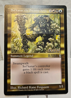 Sol'kanar the Swamp King Arena Summer Season Oversized Jumbo Promo MTG OS9 - Image 1