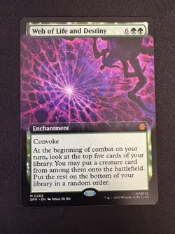 Web of Life and Destiny - #268 (Extended Art) Marvel's Spider-Man Regular - Mtg - Image 1